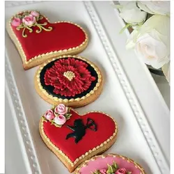 کاتر شیرینی پزی بهگز مدل Hearts مجموعه 7 عددی