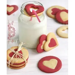 کاتر شیرینی پزی بهگز مدل Hearts مجموعه 7 عددی