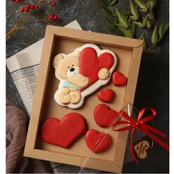 کاتر شیرینی پزی بهگز مدل Hearts مجموعه 7 عددی