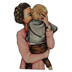 تاپر تزیین کیک بهگز مدل مهر مادری