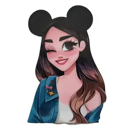 تاپر تزیین کیک بهگز مدل دختر میکی موسی