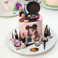 تاپر تزیین کیک بهگز مدل دختر میکی موسی