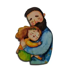 تاپر تزیین کیک بهگز مدل آغوش پدر