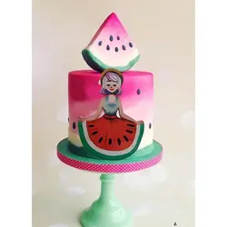 تاپر تزیین کیک بهگز مدل دختر آریایی