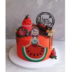 تاپر تزیین کیک بهگز مدل دختر آریایی