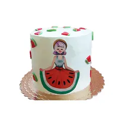 تاپر تزیین کیک بهگز مدل دختر آریایی