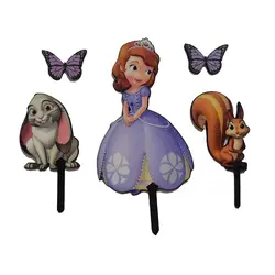 تاپر تزیین کیک بهگز مدل پرنسس سوفیا مجموعه 5 عددی