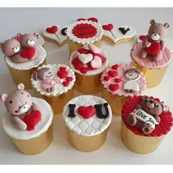 قالب شیرینی کاتر پانچ فوندانت بهگز مدل لوزی و قلب