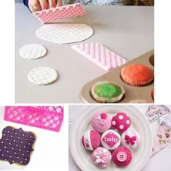 قالب شیرینی کاتر پانچ فوندانت بهگز مدل لوزی و قلب