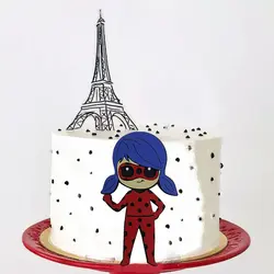 تاپر تزیین کیک بهگز مدل دختر کفشدوزکی