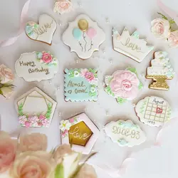 کاتر شیرینی پزی بهگز طرح هندسی مجموعه 7 عددی