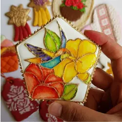 کاتر شیرینی پزی بهگز طرح هندسی مجموعه 7 عددی