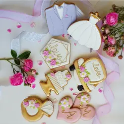 کاتر شیرینی پزی بهگز طرح هندسی مجموعه 7 عددی