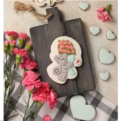 کاتر شیرینی پزی بهگز مدل قلب مجموعه 4 عددی