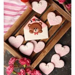 کاتر شیرینی پزی بهگز مدل قلب مجموعه 4 عددی