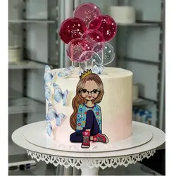 تاپر تزیین کیک بهگز مدل دختر رویایی