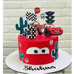 تاپر تزیین کیک بهگز مدل مک کویین مجموعه 4 عددی