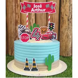 تاپر تزیین کیک بهگز مدل مک کویین مجموعه 4 عددی