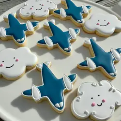 قیمت مشخصات خرید اینترنتی کاتر بیسکویت و شیرینی پزی بهگز مدل هواپیما و ابرمجموعه 2 عددی