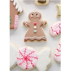 قیمت مشخصات خرید اینترنتی کاتر شیرینی پزی بهگز مدل آقا و خانم زنجبیلی مجموعه 2 عددی