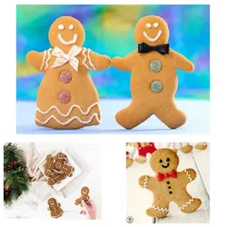 قیمت مشخصات خرید اینترنتی کاتر شیرینی پزی بهگز مدل آقا و خانم زنجبیلی مجموعه 2 عددی