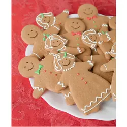 قیمت مشخصات خرید اینترنتی کاتر شیرینی پزی بهگز مدل آقا و خانم زنجبیلی مجموعه 2 عددی