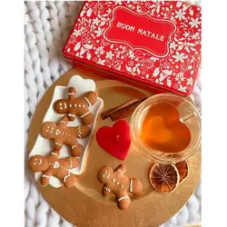 قیمت مشخصات خرید اینترنتی کاتر شیرینی پزی بهگز مدل آقا و خانم زنجبیلی مجموعه 2 عددی