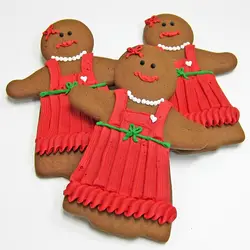 قیمت مشخصات خرید اینترنتی کاتر شیرینی پزی بهگز مدل آقا و خانم زنجبیلی مجموعه 2 عددی