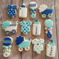 کاتر شیرینی پزی بهگز مدل نوزاد و کالسکه مجموعه 3 عددی