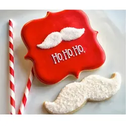 کاتر شیرینی پزی بهگز مدل سبیل و پاپیون مجموعه 2 عددی