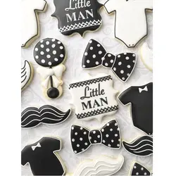 کاتر شیرینی پزی بهگز مدل سبیل و پاپیون مجموعه 2 عددی