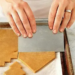 کاردک خامه کشی و شیرینی پزی مدرج بهگز - 15 سانتی متر