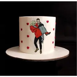 تاپر و ابزار تزیین کیک بهگز مدل عالیجناب عشق