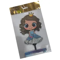 تاپر تزیین کیک بهگز مدل دختر تاج دار