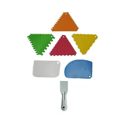 ست کاردک و شانه خامه کشی مدل Behgaz مجموع 7 عددی