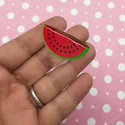 ابزار و ماکت تزیین کیک بهگز مدل هندوانه مجموعه 4 عددی