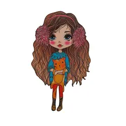 تاپر تزیین کیک بهگز مدل دختر کوچولو