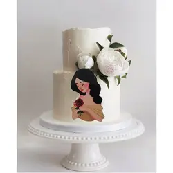 تاپر تزیین کیک بهگز مدل فرشته زمینی