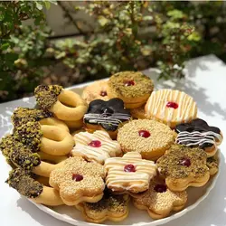 کاتر شیرینی پزی مدل گل چهار پر مجموعه 4 عددی