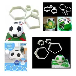 کاتر شیرینی پزی مدل توپ فوتبال مجموع 6 عدد