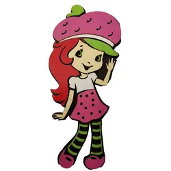 تاپر تزیین کیک بهگز مدل دختر توت فرنگی