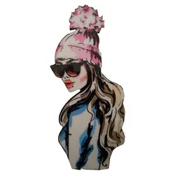 تاپر تزیین کیک بهگز مدل دختر hip