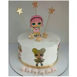 تاپر تزیین کیک بهگز مدل لول مجموعه 4 عددی