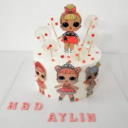 تاپر تزیین کیک بهگز مدل لول مجموعه 4 عددی