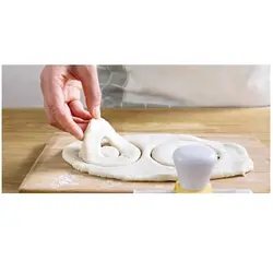 کاتر شیرینی پزی بهگز مدل دونات قلب و گرد مجموعه 2 عددی