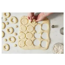 کاتر شیرینی پزی بهگز مدل دونات قلب و گرد مجموعه 2 عددی