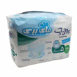 پوشک شورتی مای بی بی سایز پنج 26 عددی
