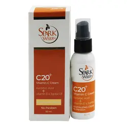 کرم روشن کننده ویتامین SPARK WOODEN +C20
