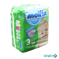 پوشک مولفیکس سایز 3 14 عددی