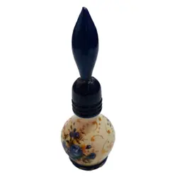 سرمه دان چوبی طرح سه خط طلا کوب - زلفنا